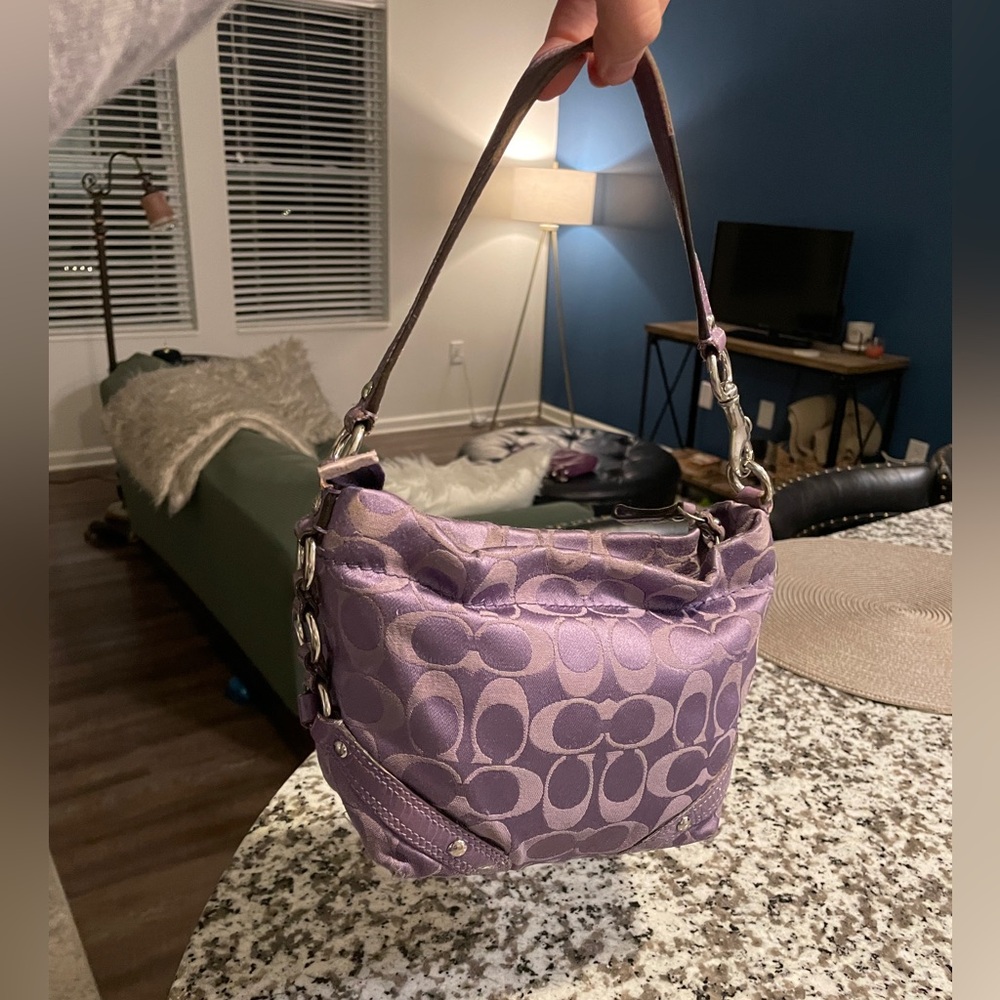 *Project* Coach Lavender Shoulder Bag